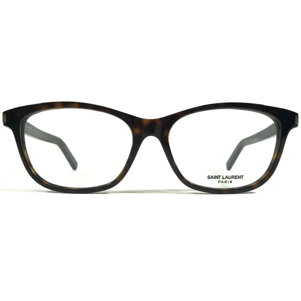 Saint Laurent Eyeglasses Frames SL 12/F 002 Tortoise Square Full Rim 54-16-140
